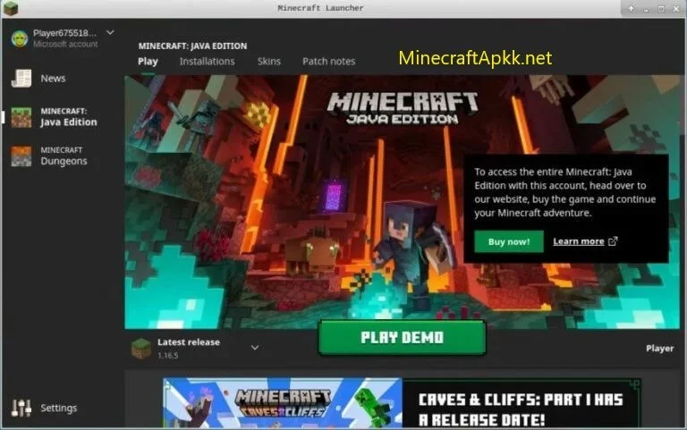 Download Minecraft-make the installer ready to run