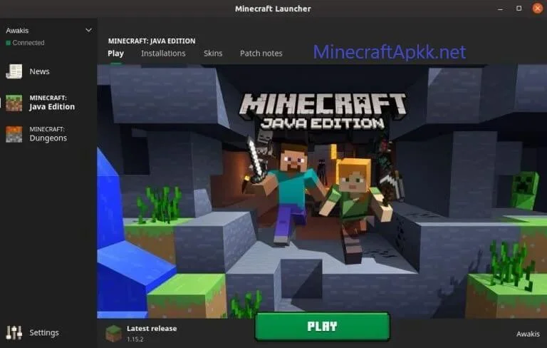 Launch game using Minecraft Launcher.
