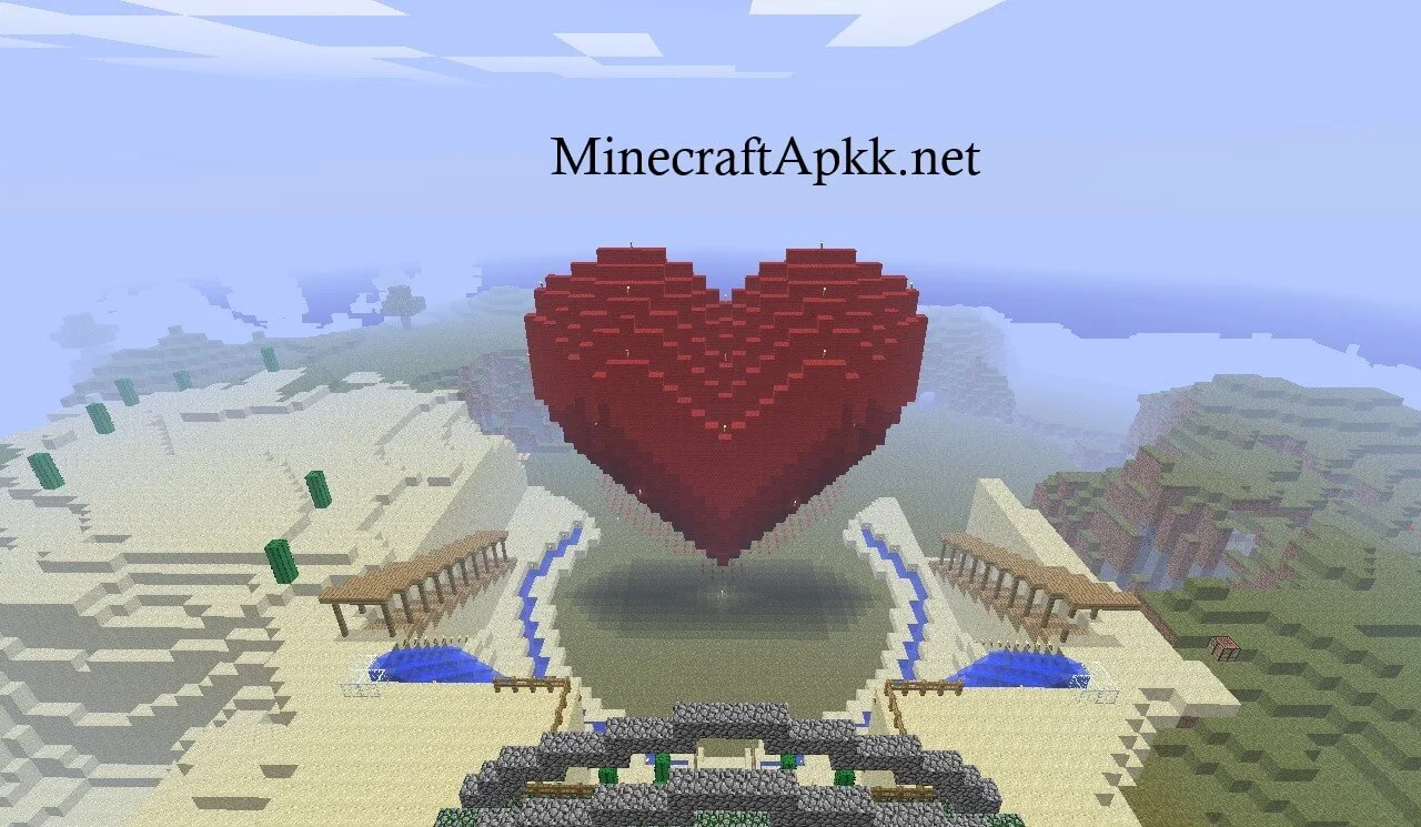 How To Make A 3D Heart in Minecraft